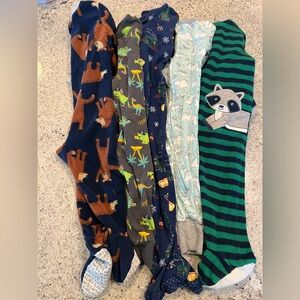 Baby boy sleeper footie pajamas 12-18 months
